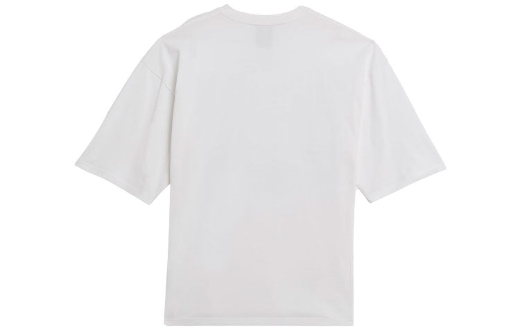 Men's adidas originals x Kerwin Frost Crossover Cartoon Printing Loose Round Neck Short Sleeve White T-Shirt HB2964