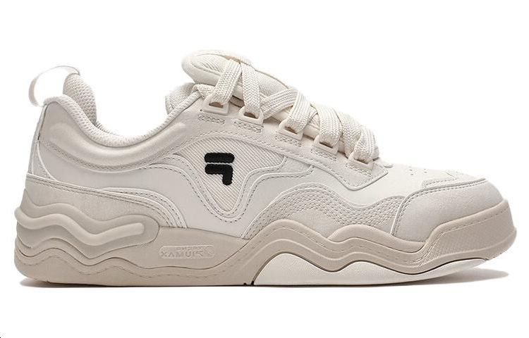 (WMNS) FILA FUSION Kick Sneakers 'White Beige' T12W342305FGD
