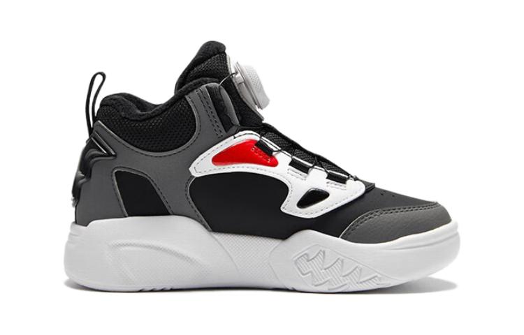 (PS) FILA Lifestyle High-Top Basketball Shoes 'Grey Black' K14B341203FBW