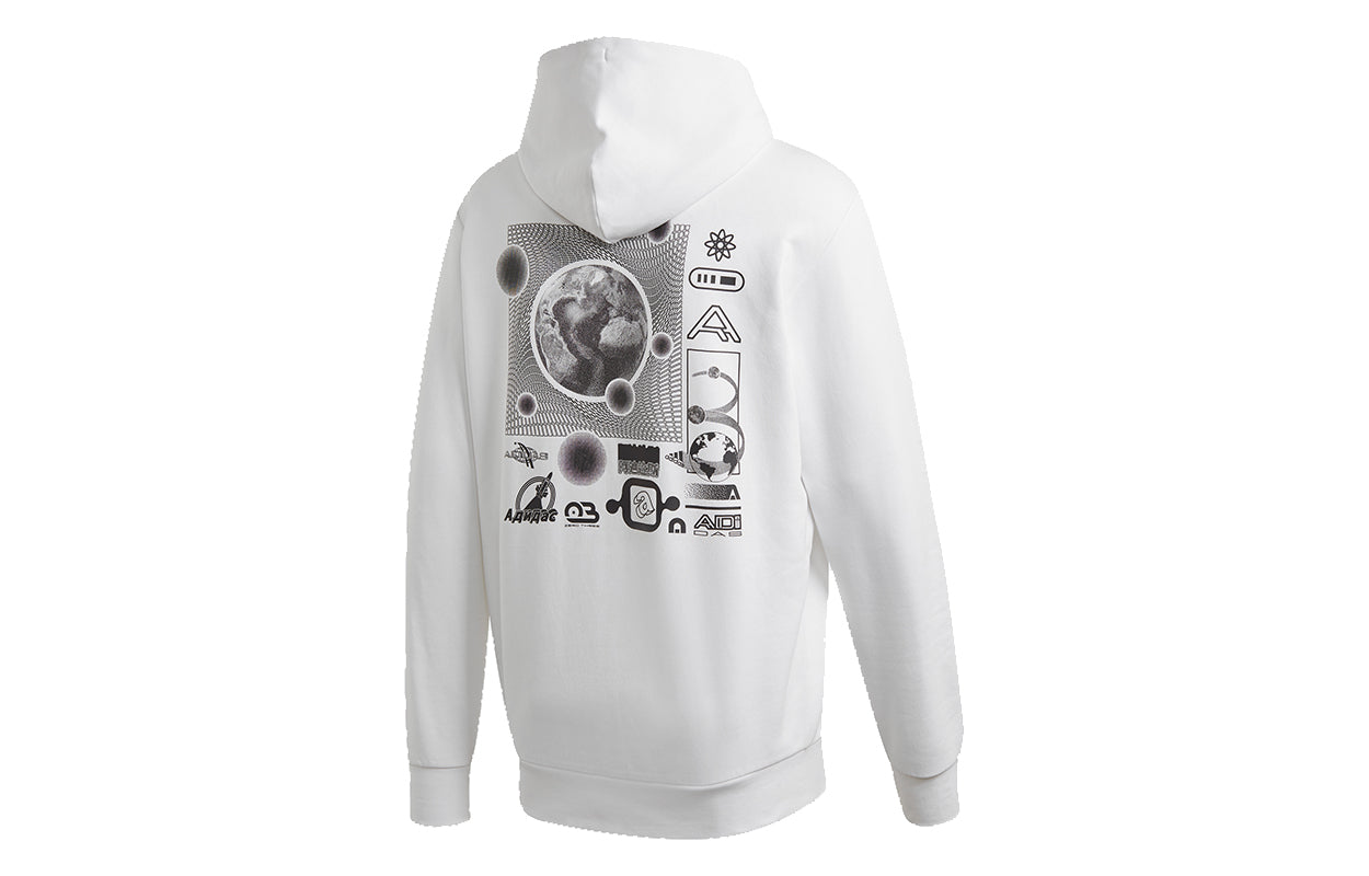Men's adidas Casual Sports White Pullover GI6397