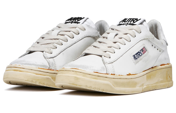Autry Dallas Super Vintage Low Leather Sneakers 'White' DVLM-GF01