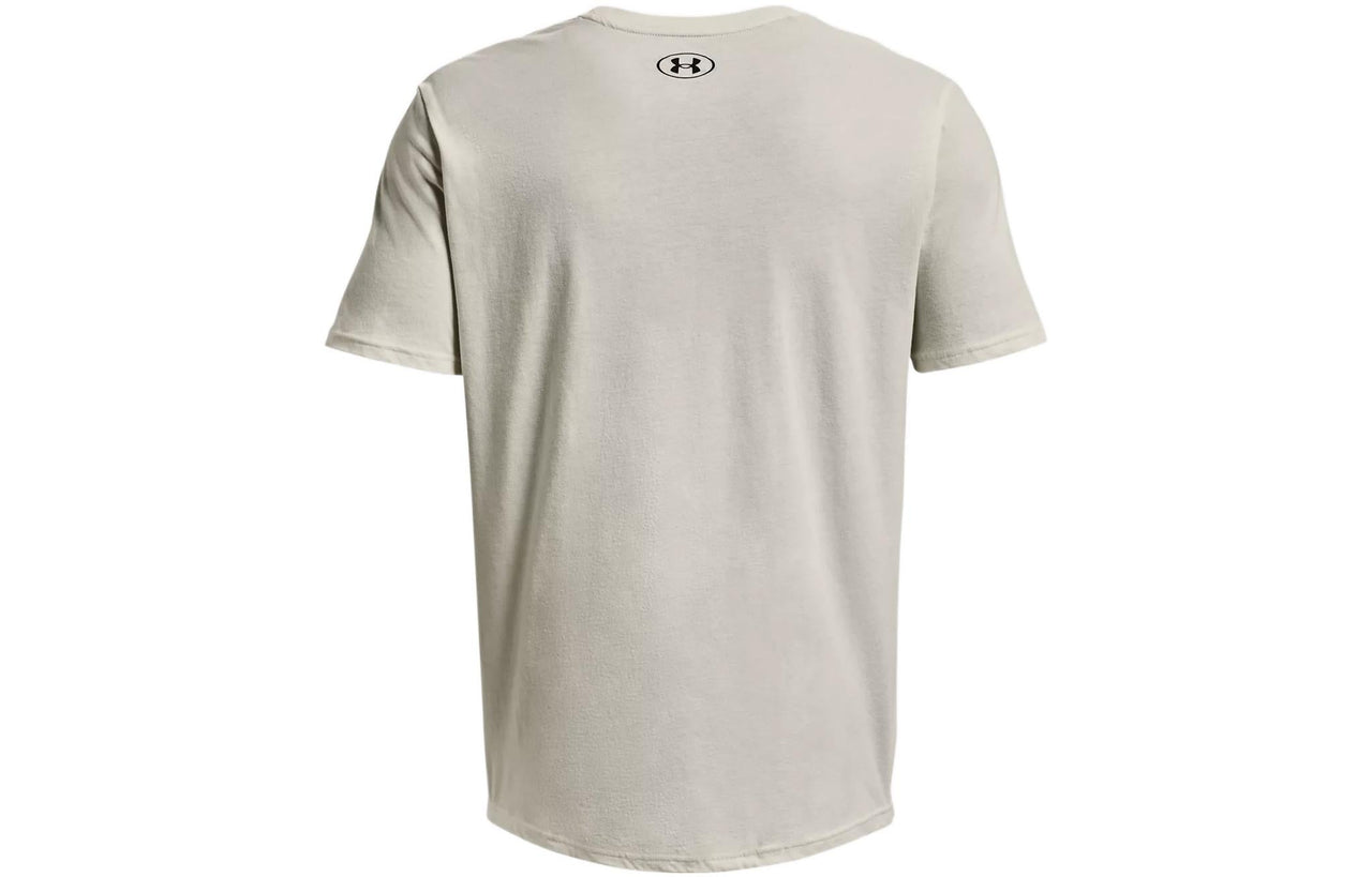 Under Armour Project Rock Brahma Bull Short Sleeve T-shirt 'Beige Black' 1361733-130