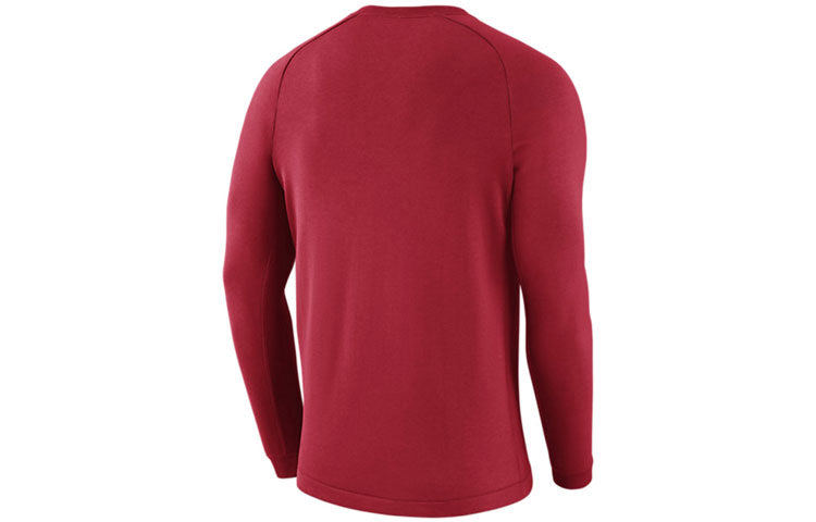 Men's Nike Houston Rockets Alphabet Printing Round Neck Pullover Red 860716-657