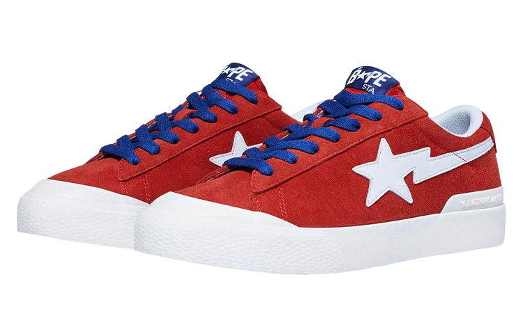 (WMNS) A BATHING APE Mad Sta 'Red White' 1I70-291-013-REDW