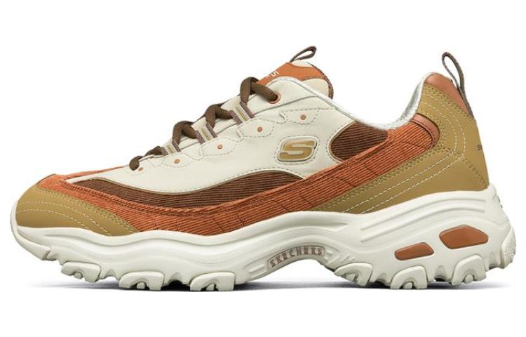 (WMNS) Skechers D'Lites 1.0 'Cream Brown Orange' 149906-TPNT