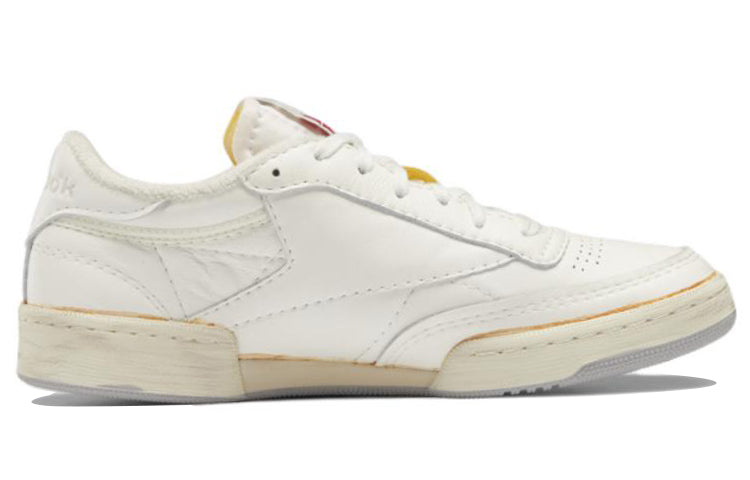 Reebok Club C Casual Skateboarding Shoes Unisex Beige GX8769