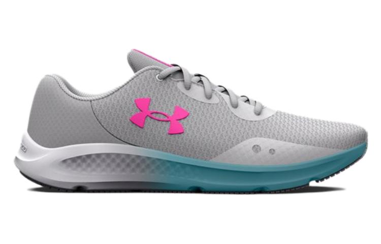 (WMNS) Under Armour Charged Pursuit 3 'Grey Pink Blue' 3024889-104