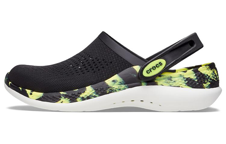 Crocs LiteRide 2.0 Clog 'Black Neon Yellow' 207634-02K