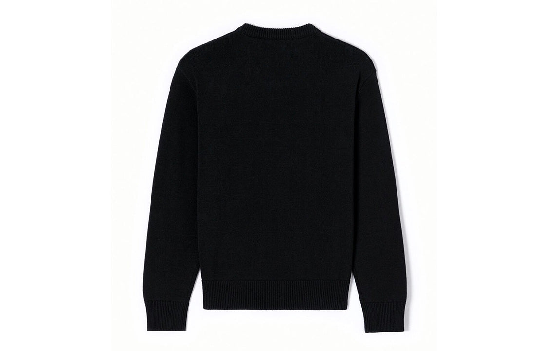 KENZO SS20 Long Sleeves Pullover Knit Black FA5-2PU507-808-99