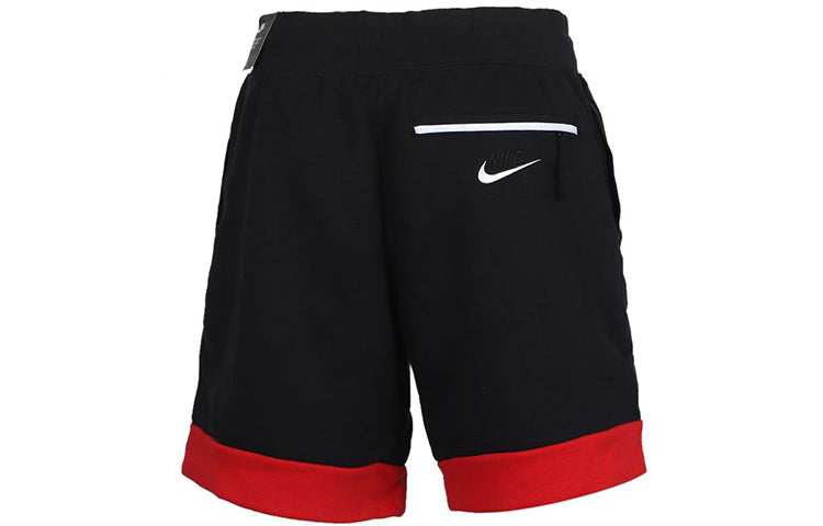 Men's Nike Air Fleece White Black Shorts CJ4833-101