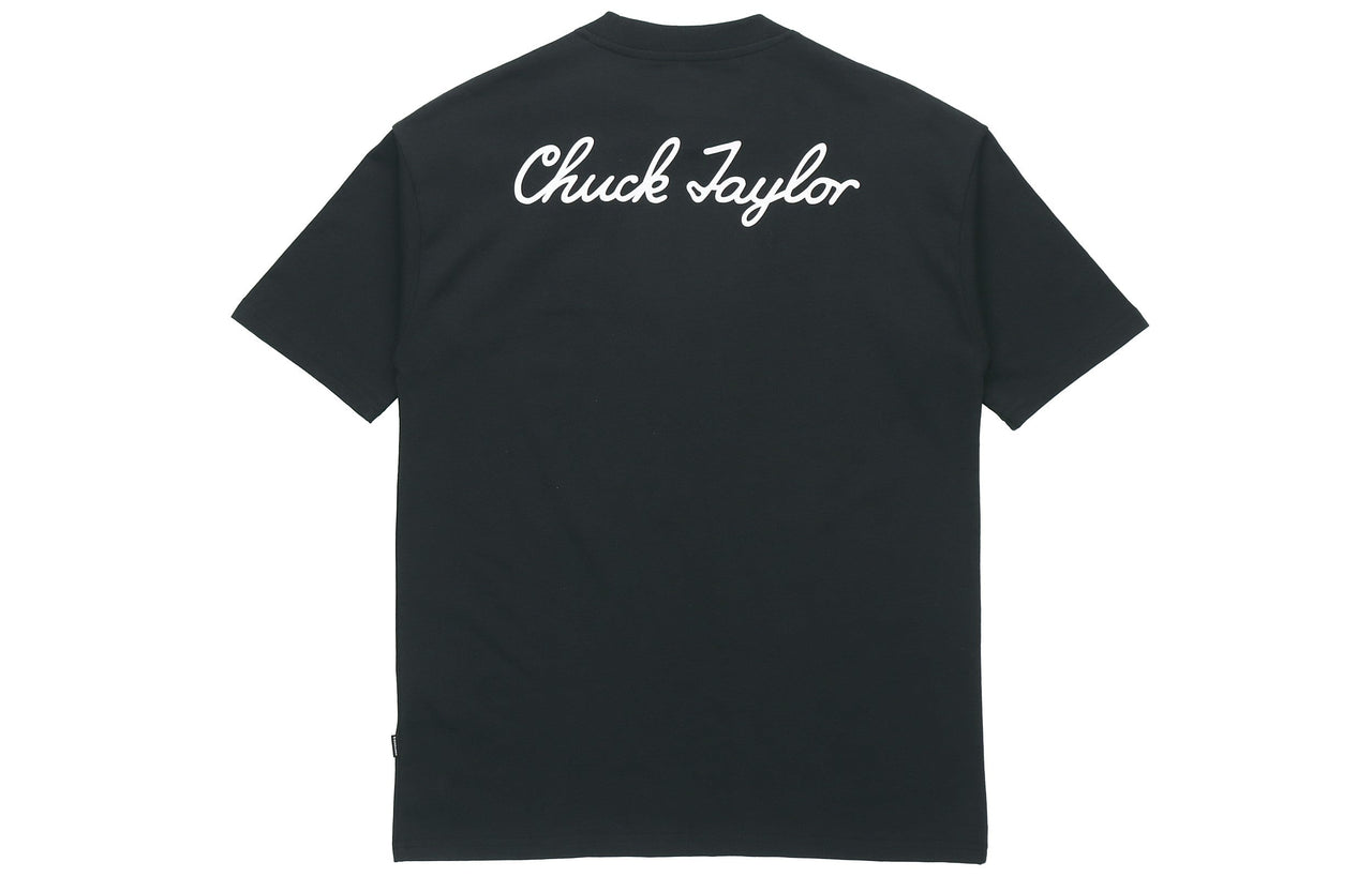 Men's Converse Classic Chuck Printing Short Sleeve Black 10020931-A02