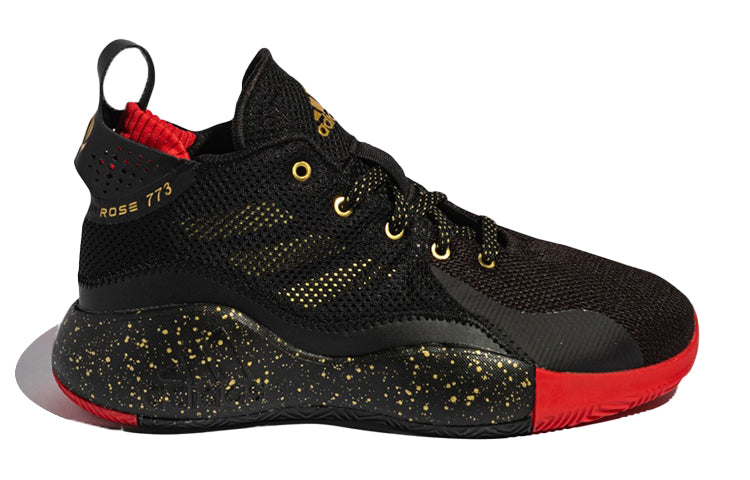(GS) adidas D Rose 773 2020 'Black Red' FZ1403
