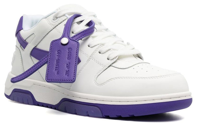 Off-White Out Of Office Low-Top Sneaker 'Purple White' OMIA189F22LEA0010135