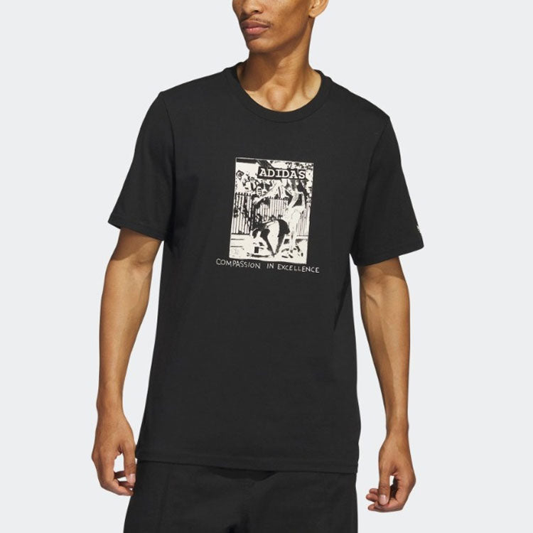 adidas originals Dill Compassion T-shirt 'Black' HS3039