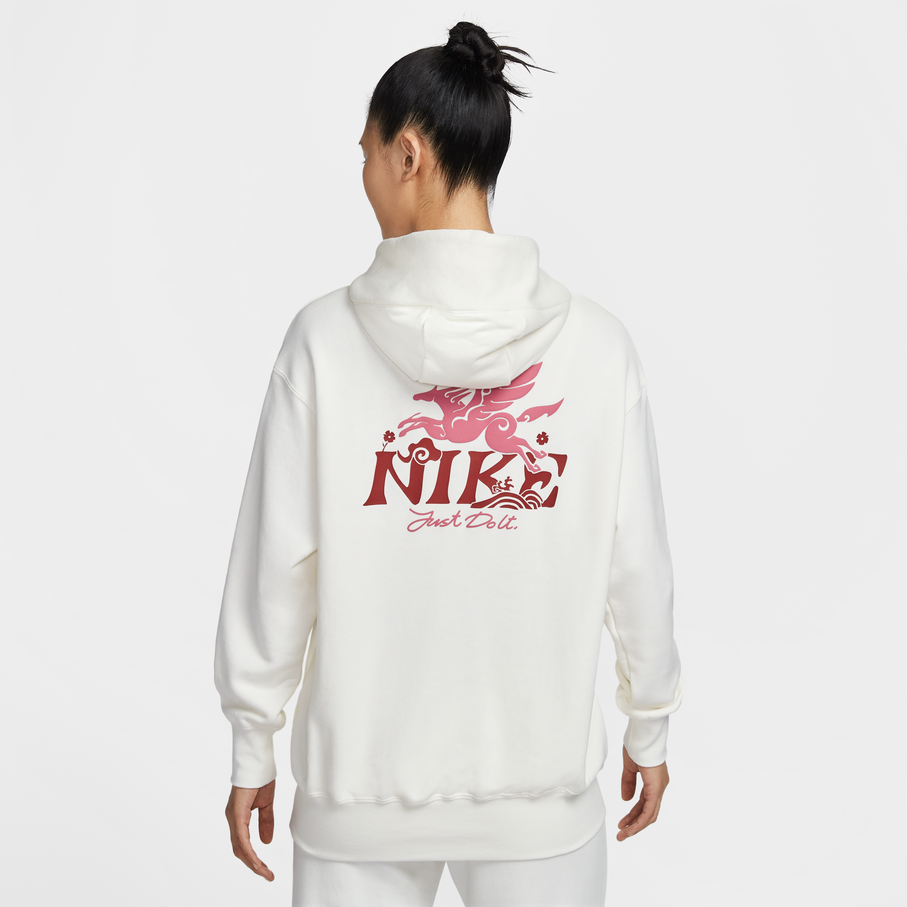 (WMNS) Nike Sportswear Hoodie 'Pegasus CNY Year of the Horse' IQ3826-133