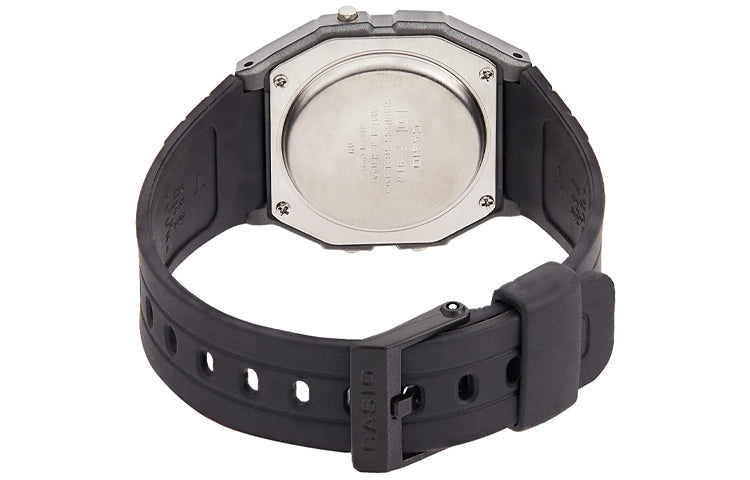 CASIO Waterproof Unisex Mens Black/Grey Digital F-91WM-1B