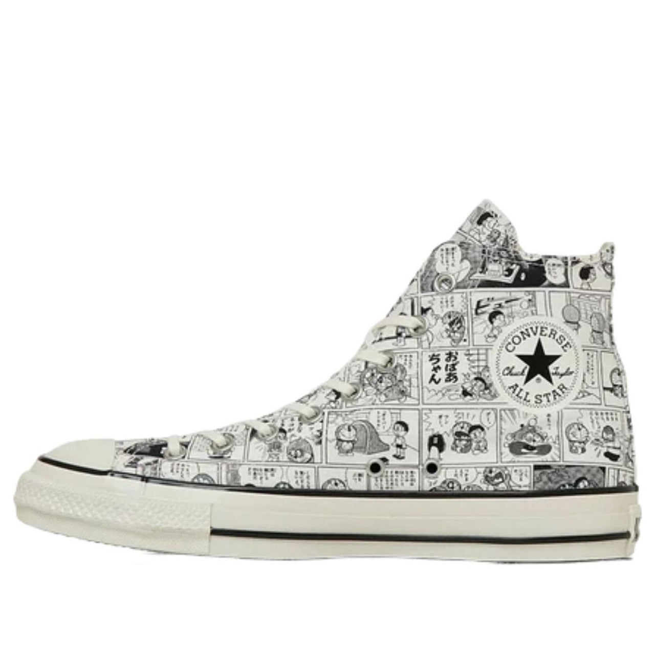 Converse x Doraemon Chuck Taylor All Star Aged CP Hi 'Black White' 31314980