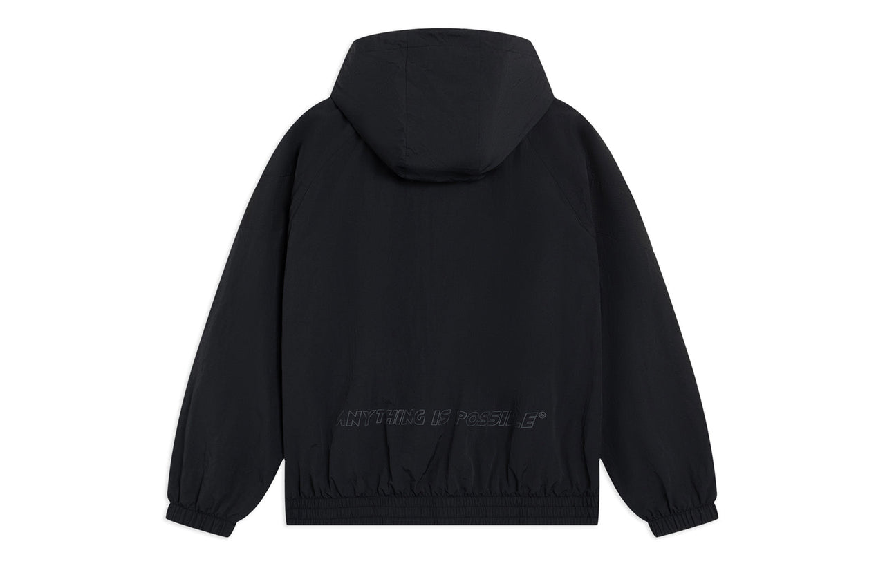 Li-Ning Classic Warm Logo Print Jacket 'Black' AJDT039-6