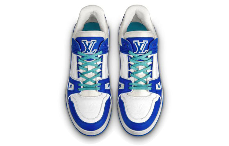 LOUIS VUITTON Trainer Sneakers 'White Blue' 1A813N