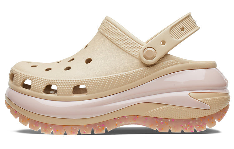 (WMNS) Crocs Classic Mega Crush Clog 'Chai Multi' 207988-2ZM