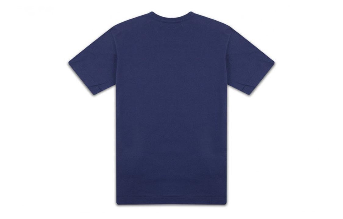 COMME des GARCONS PLAY White Heart Shape Logo Short Sleeve Tee 'Navy Blue' AZ-T180-051-1