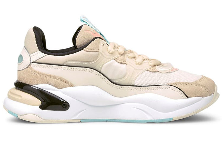 (WMNS) PUMA Rs-2K Metallic Sports Running Shoes For Khaki/Pink 375134-01