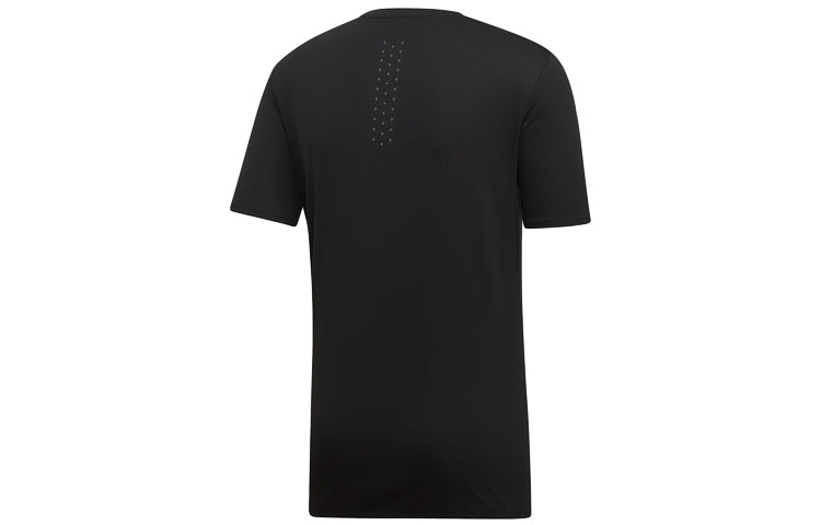 adidas Logo Breathable Short Sleeve Black DQ1846