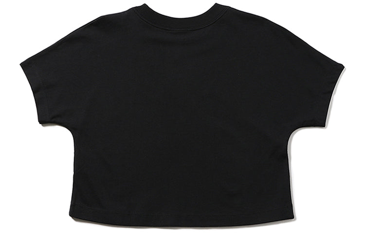 (WMNS) Nike Sportswear Swoosh Logo Casual Short T-Shirt 'Black' CJ3765-010