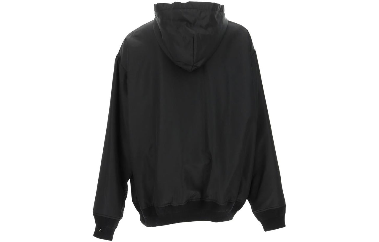 Balenciaga 3B Sports Icon Padded Zip-Up Hoodie 'Black' 698867TMO131000