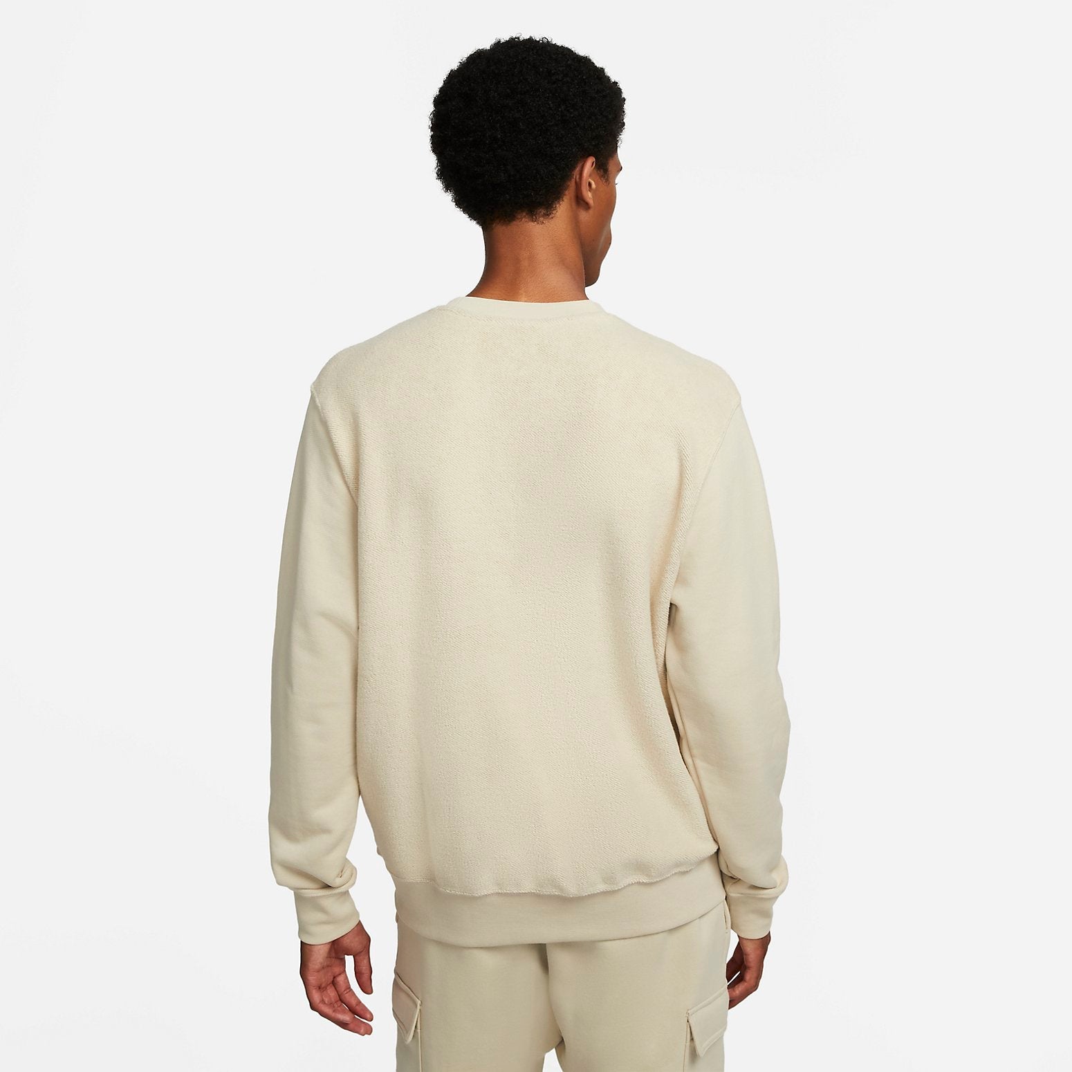 Nike Club Fleece French Terry Crew 'Beige' DQ4583-206