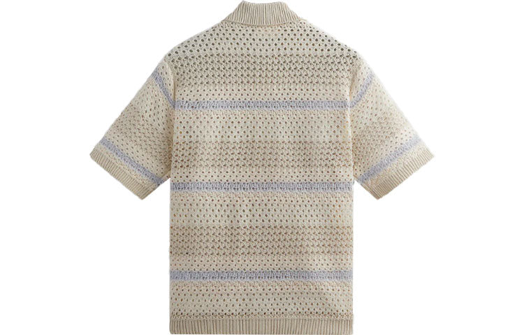 KITH Thompson Crochet Buttondown 'Veil' KHM031095-105