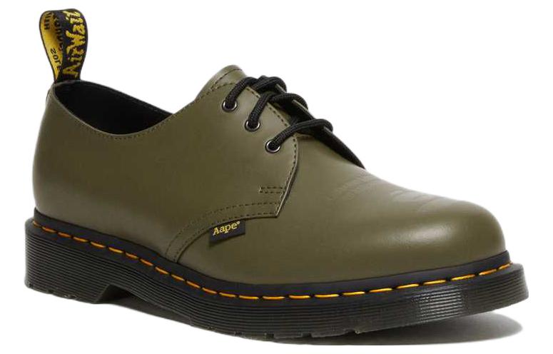 Dr. Martens 1461 AAPE Smooth Leather Oxford 'Olive Green' 27984355