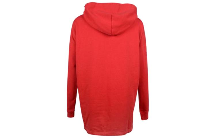 (WMNS) Converse All Star Printed Hoodie 'Red' 10017310-A04