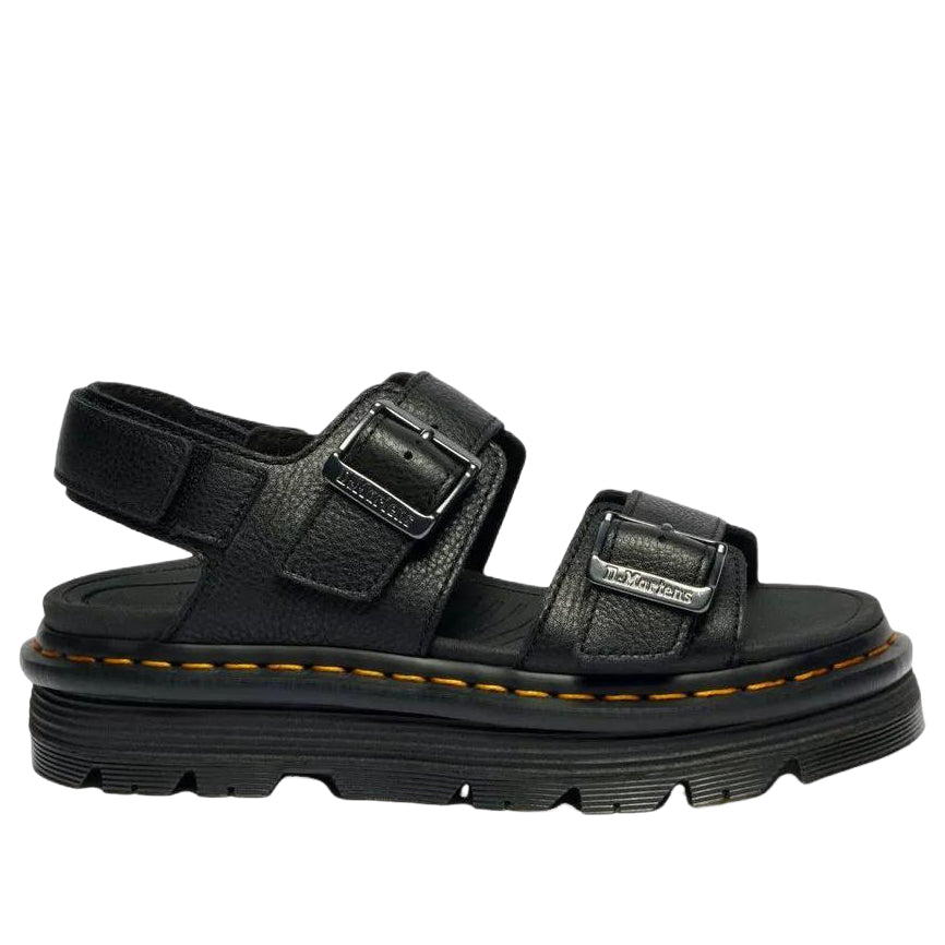 Dr. Martens Zebzag Pisa Leather Platform Sandals 'Black' 43398001