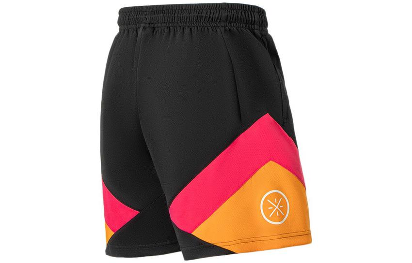 Li-Ning Way Of Wade Loose Fit Basketball Shorts 'Black Rose Orange' AAPS041-9