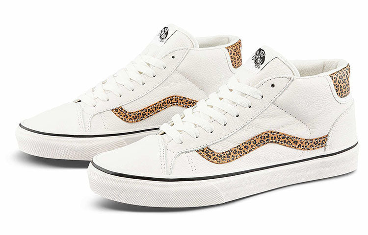 Vans General Mid Skool Skate shoes 'White Brown' VN0A3TKF912