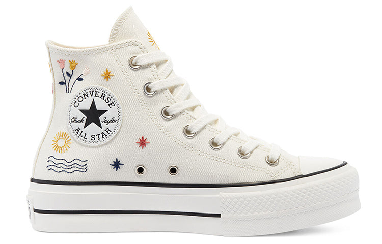 (WMNS) Converse Chuck Taylor All Star Platform High 'It's Okay To Wander - Egret' 571086C