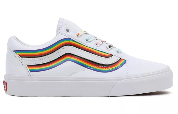Vans Old Skool Low Tops Casual Skateboarding Shoes Unisex White VN0A5KRFB5U