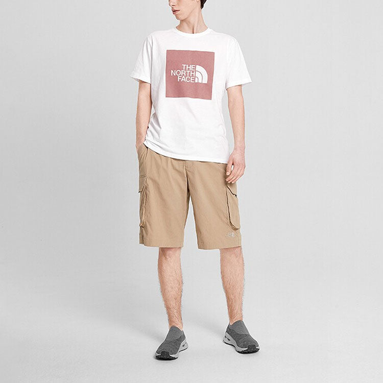 THE NORTH FACE Unisex Flash Dry Box Logo Tee White 499K-QR4