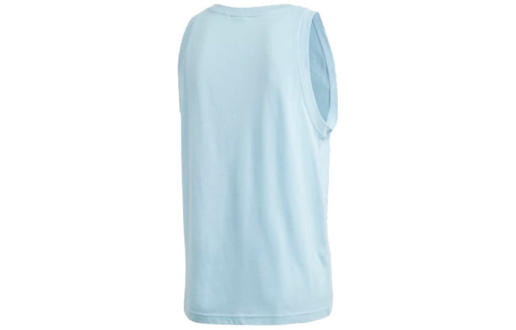 adidas originals Trefoil Logo Sleeveless Sports Vest Blue FM9944