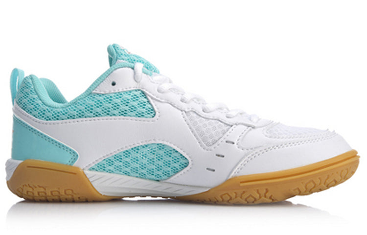 (WMNS) Li-Ning Ma Long Signature Table Tennis Shoes 'White Mint' APTP002-2