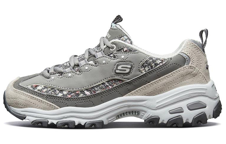 (WMNS) Skechers D'Lites 'Grey Beige' 9999196-CHAR