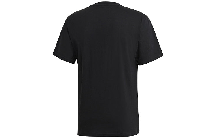 adidas originals Logo Letter Print Short Sleeve Black GK2905