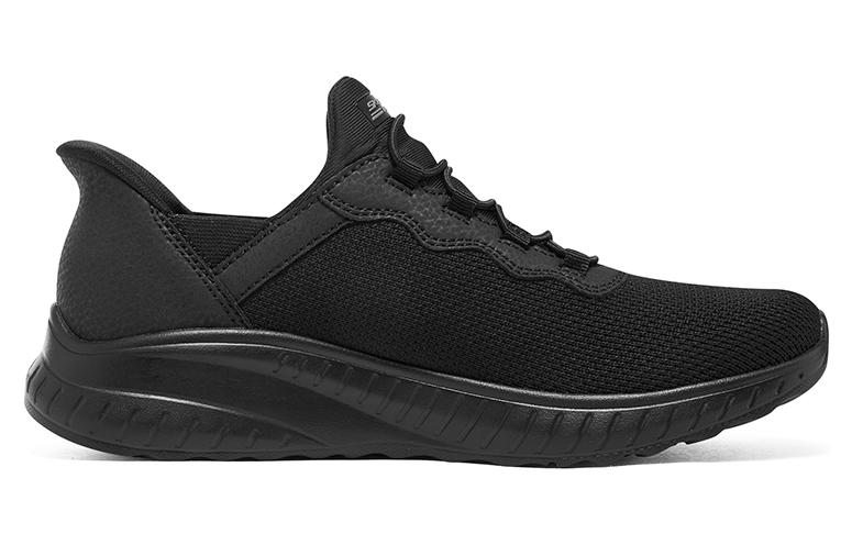 (WMNS) Skechers Slip-ins Bobs Sport Squad Chaos 'Black' 117500-BBK
