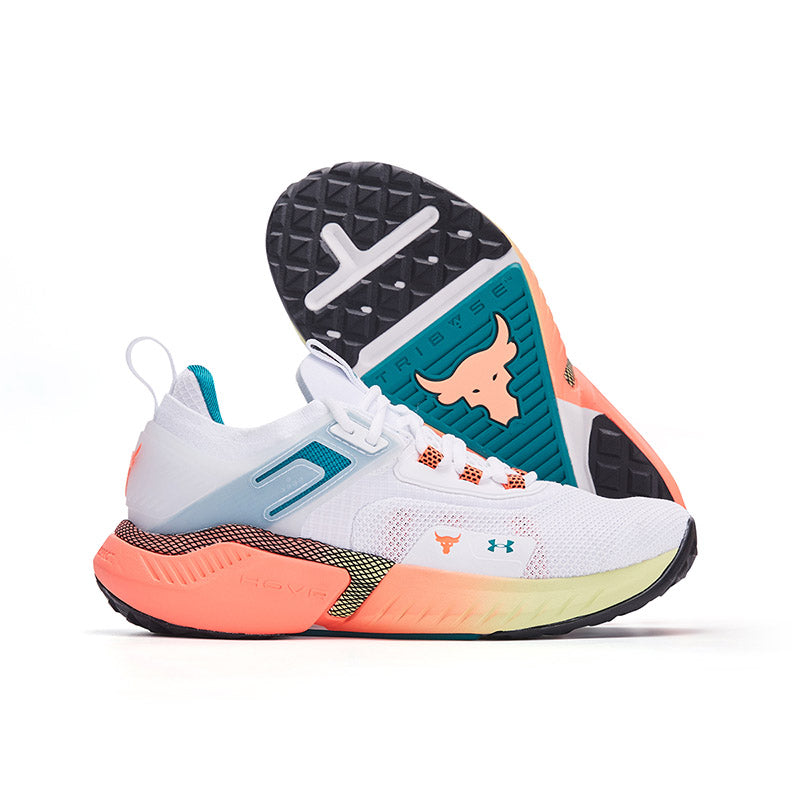 (GS) Under Armour Project Rock 5 'White After Burn' 3025437-100