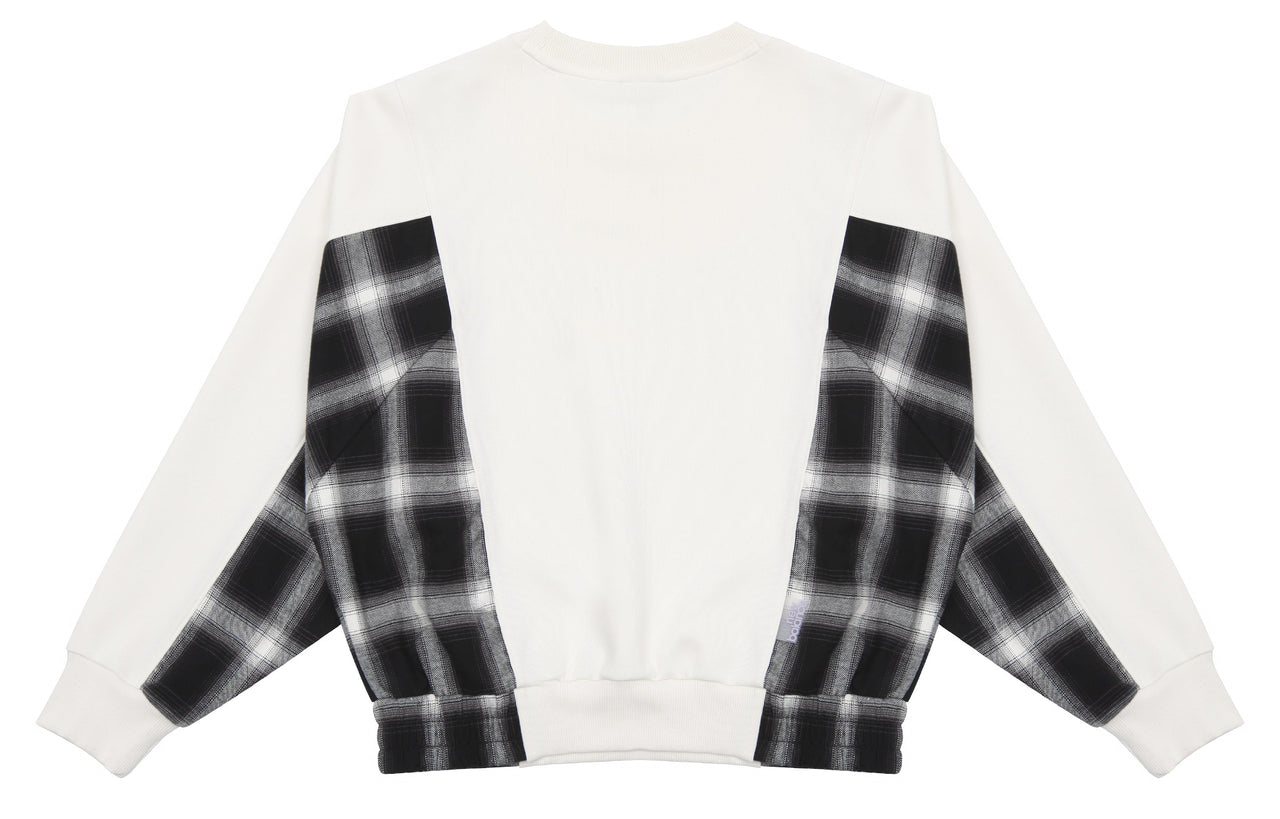 (WMNS) New Balance Casual Colorblock Crew Neck Top 'White Black' AWT13336-IV