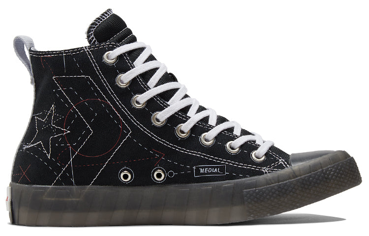 Converse Untitled Canvas Shoes Black/White 173207C