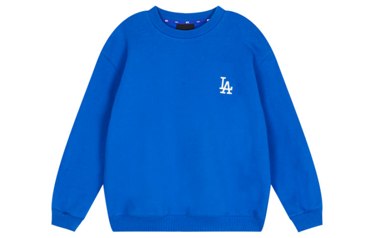 MLB Disney Mickey Crossover Long Sleeves Loose Unisex Blue 31MTK2011-07U