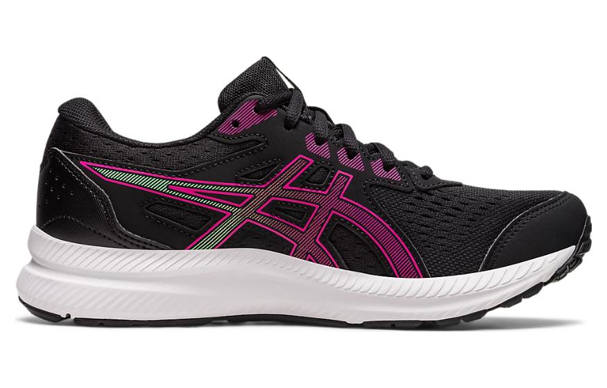 (WMNS) ASICS Gel-Contend 8 Wide 'Black Pink Rave' 1012B319-008