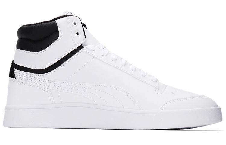 PUMA Shuffle Mid WTR 'White Black Team Gold' 385551-01